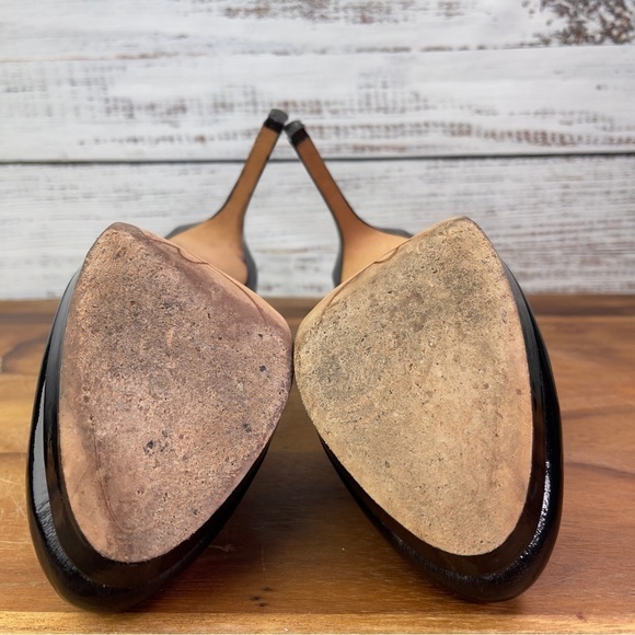 Joan & David Dawilma Patent Leather Heel in Black Size 7.5 - Picture 12 of 13